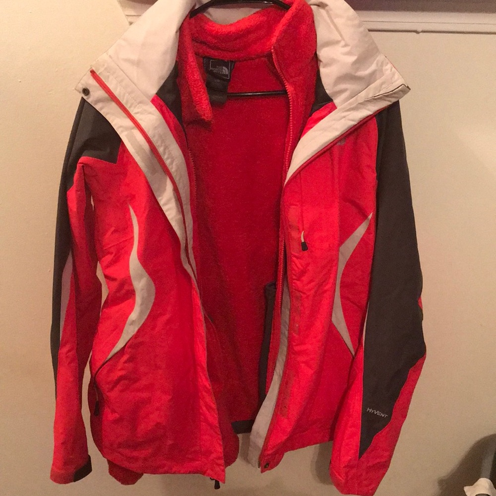 The Northface Triclimate jacket Fleece inside